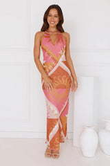 Vacation Vista Halter Maxi Dress Multi