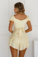 Proper Credit Romper Yellow