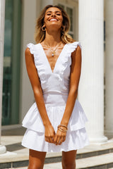 Harper Dress White
