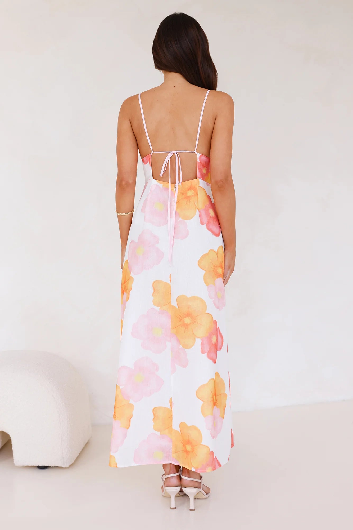 Soaking Up Maxi Dress White