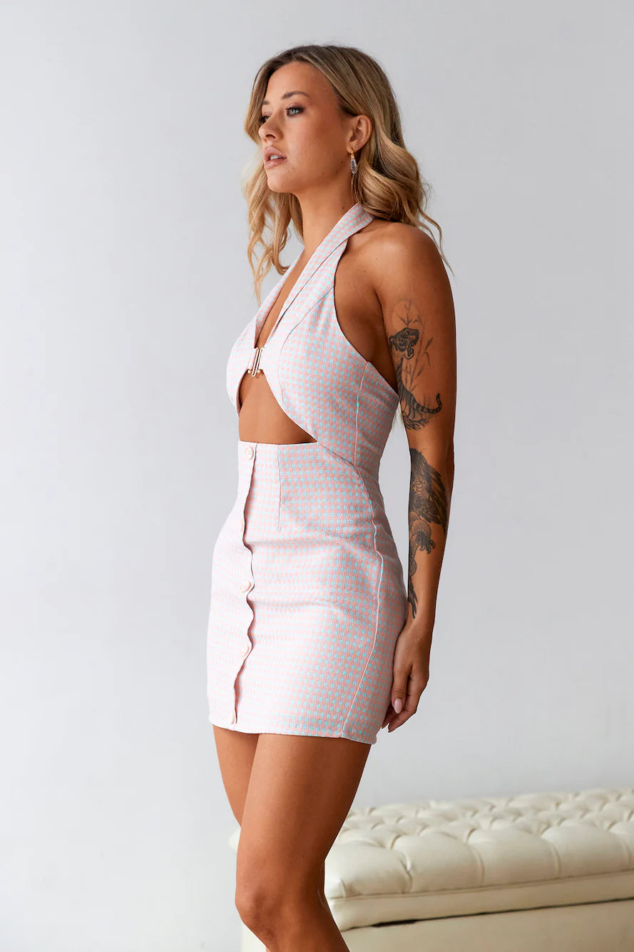 Softest Candy Floss Mini Dress Pink