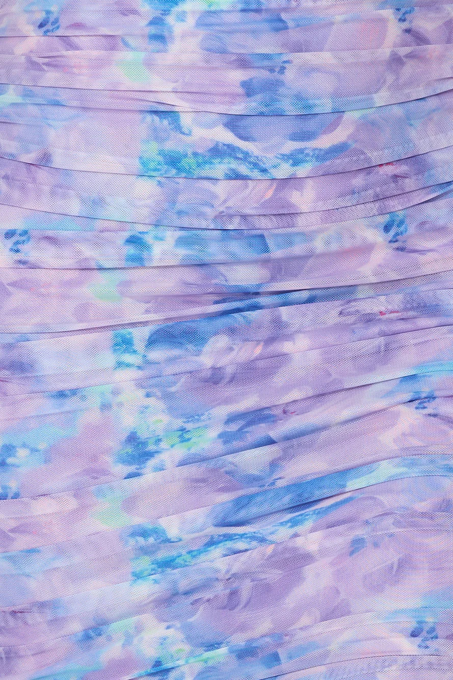 Missy Mesh Maxi Dress Lilac