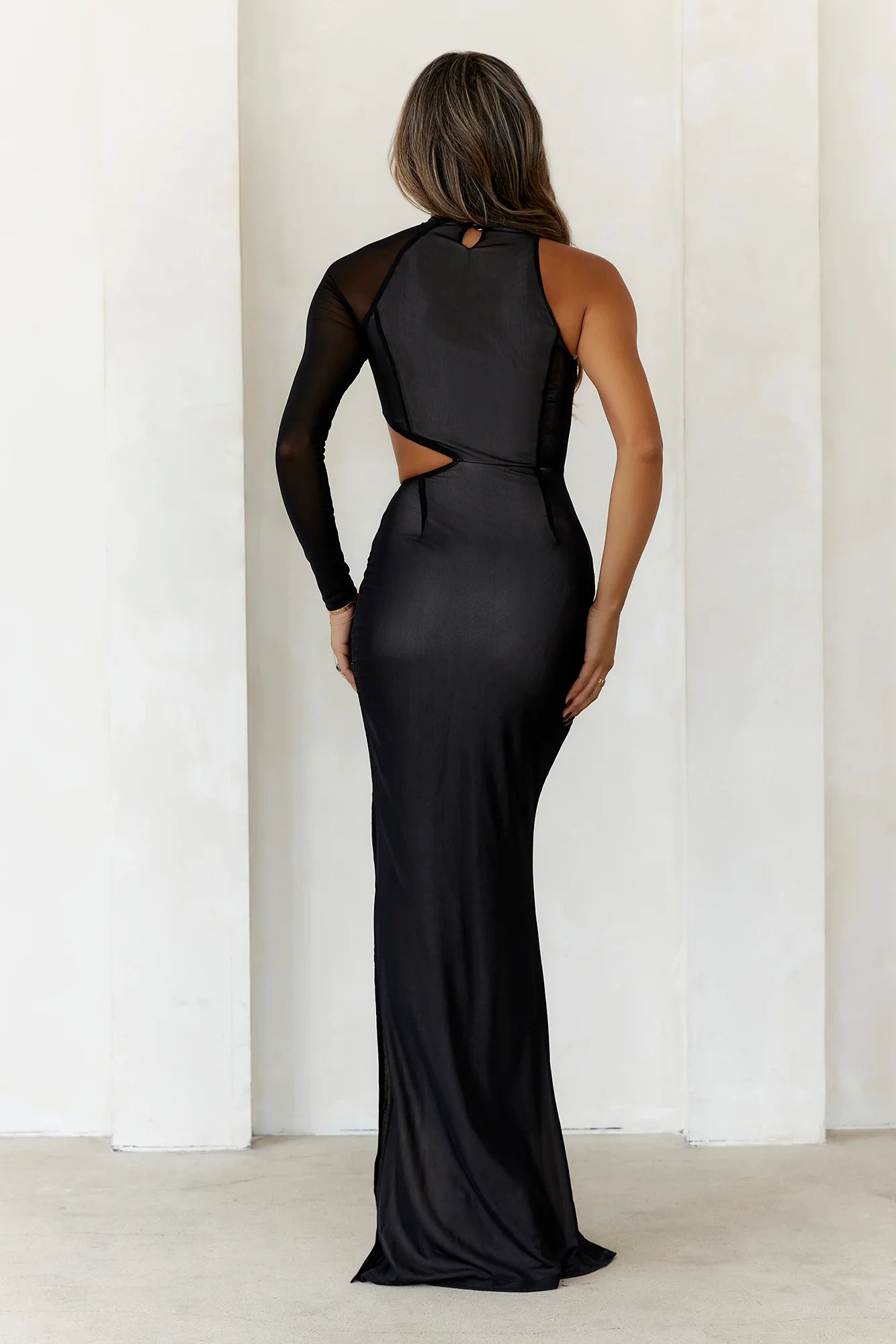 DEAR EMILIA Switching It Up Maxi Dress Black
