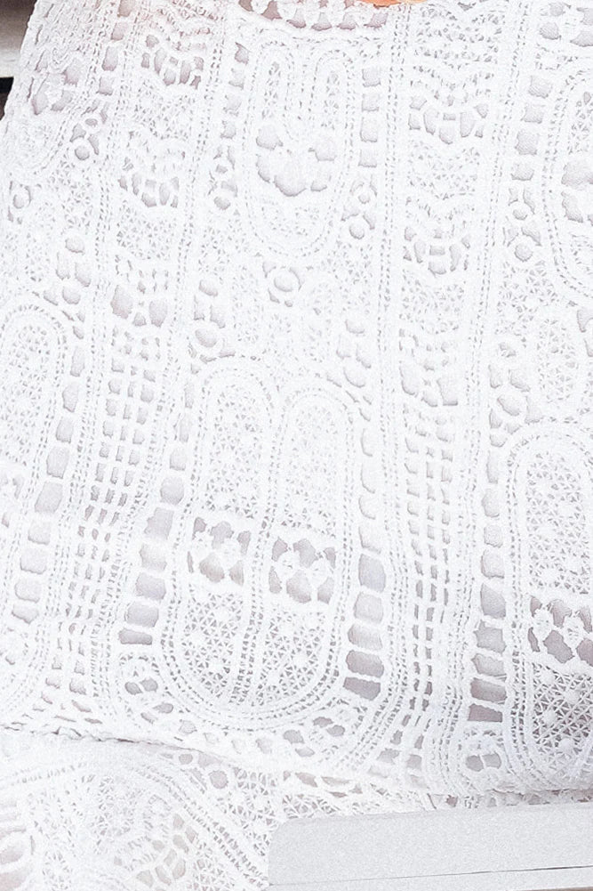 Switching Keys Romper White