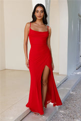 Main Event Entrance Maxi Dress Red