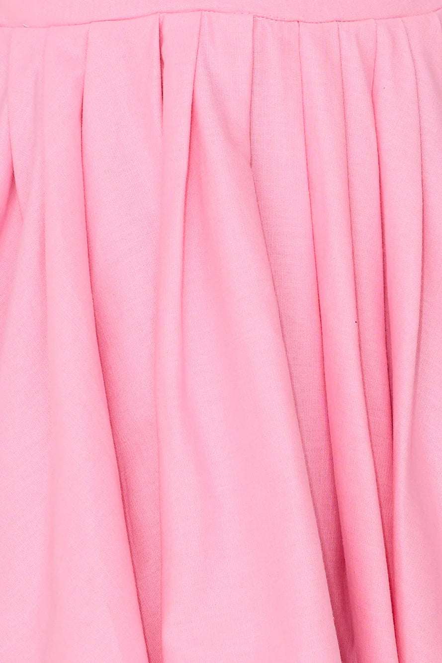 Wise Tales Strapless Maxi Dress Light Pink