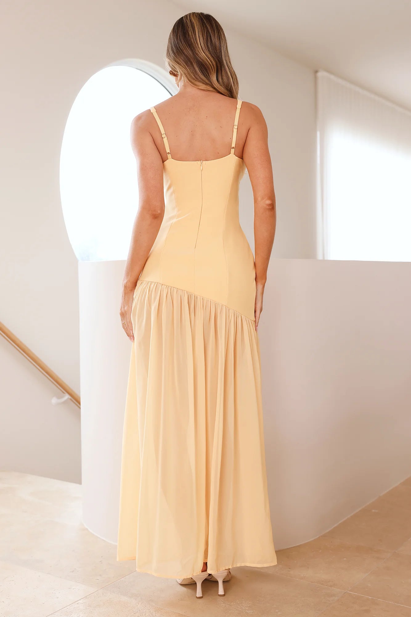 Formal Fabulousness Maxi Dress Yellow