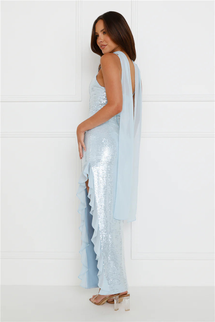 Lamiya Maxi Dress Light Blue