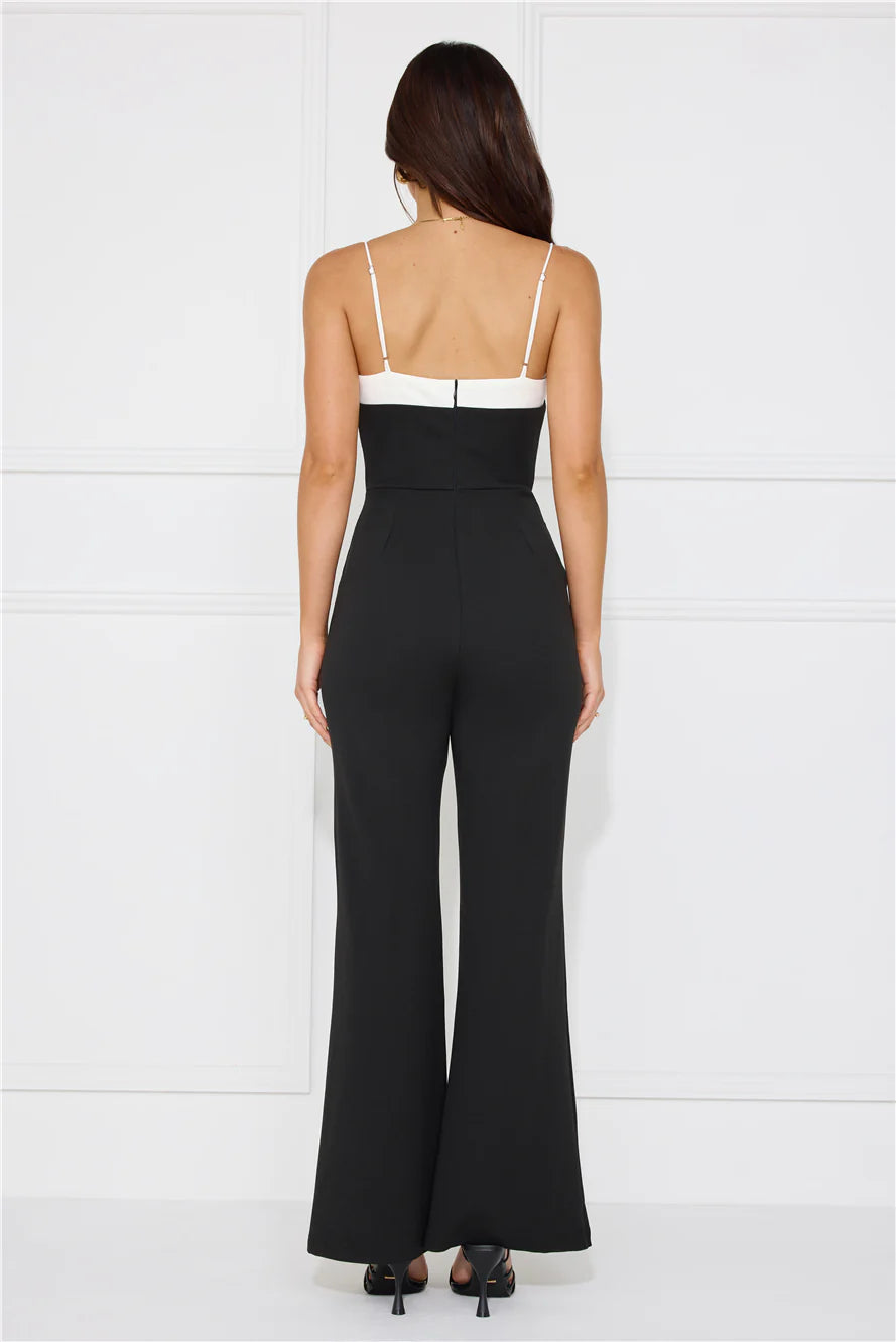 Hey Lover Girl Jumpsuit Black