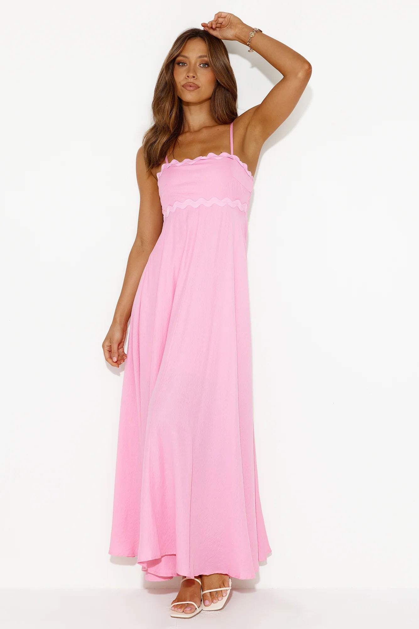 Energy For Vacays Maxi Dress Pink