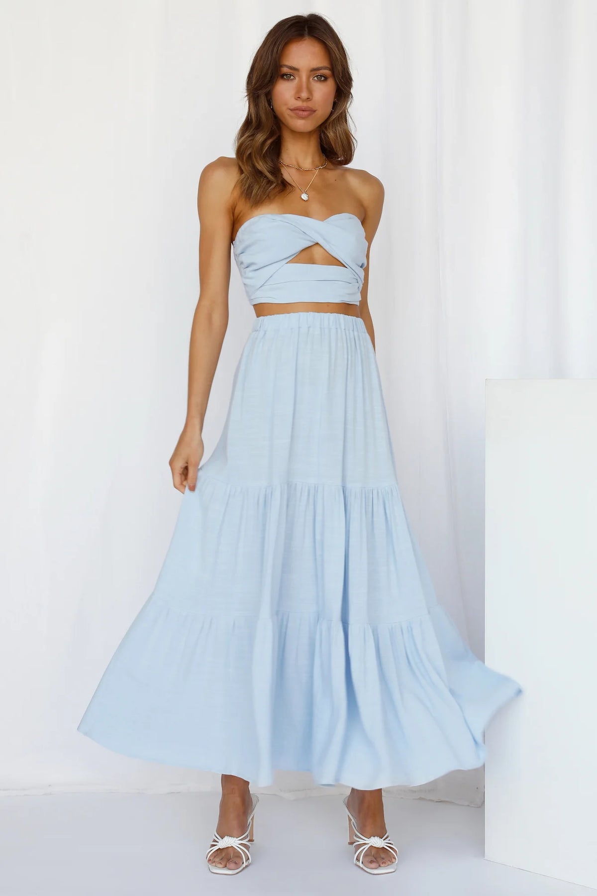 So Particular Crop Blue
