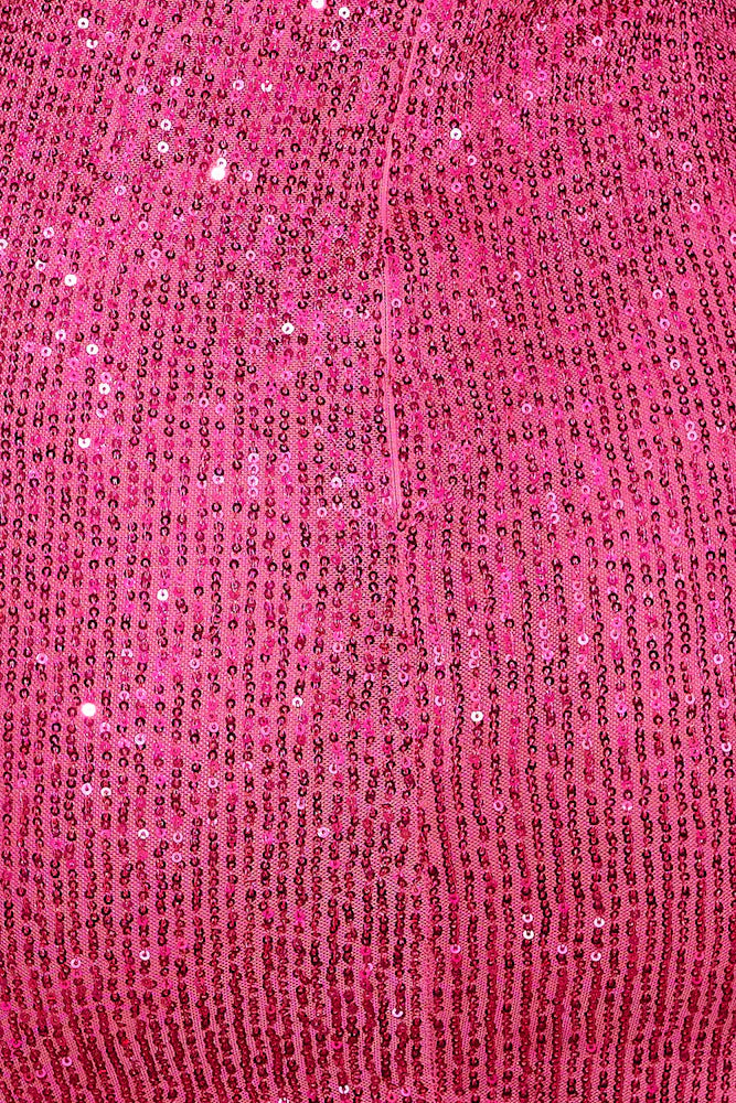 Sprinkle Of Magic Sequin Dress Pink