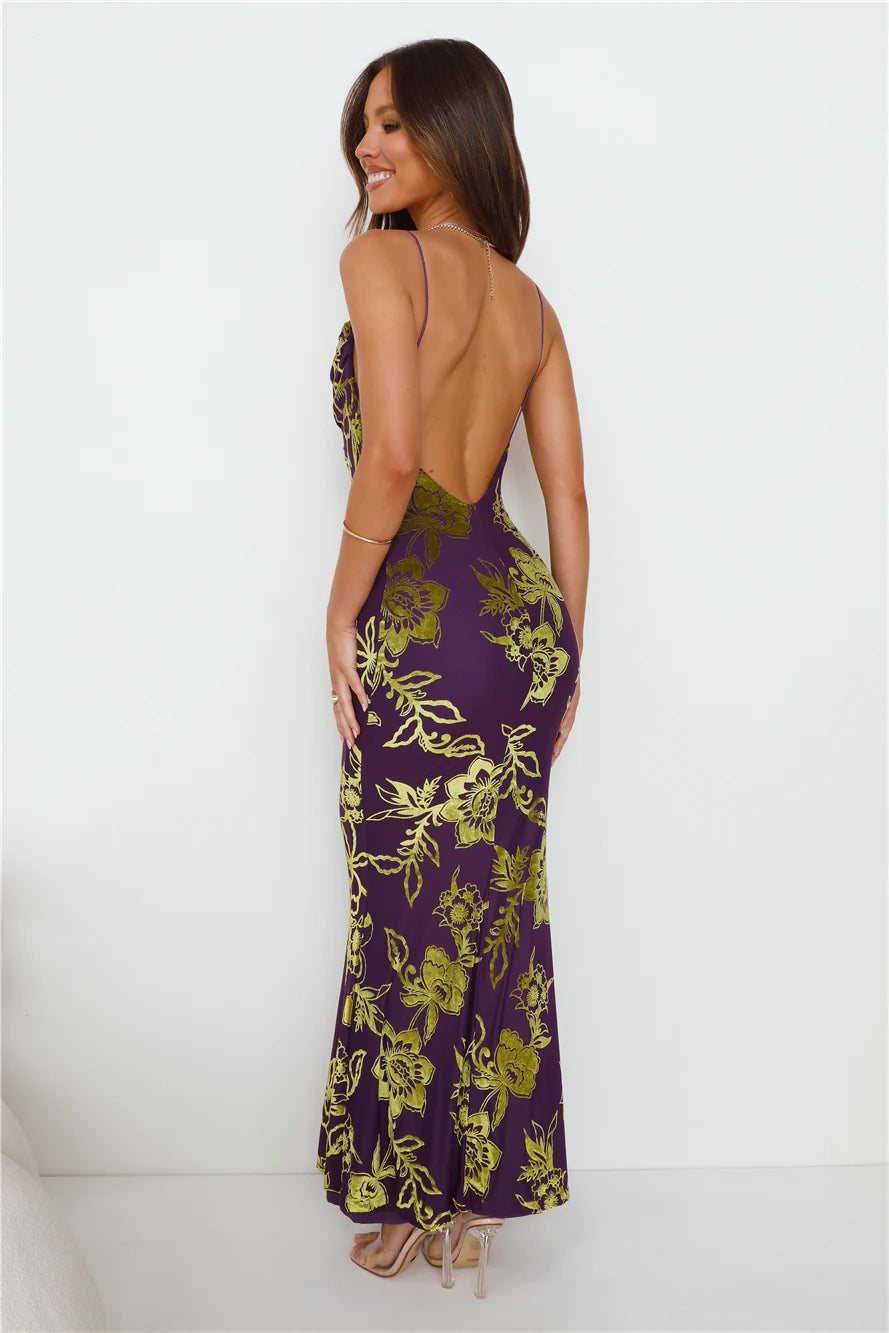 RUNAWAY Pretoria Maxi Dress Violet