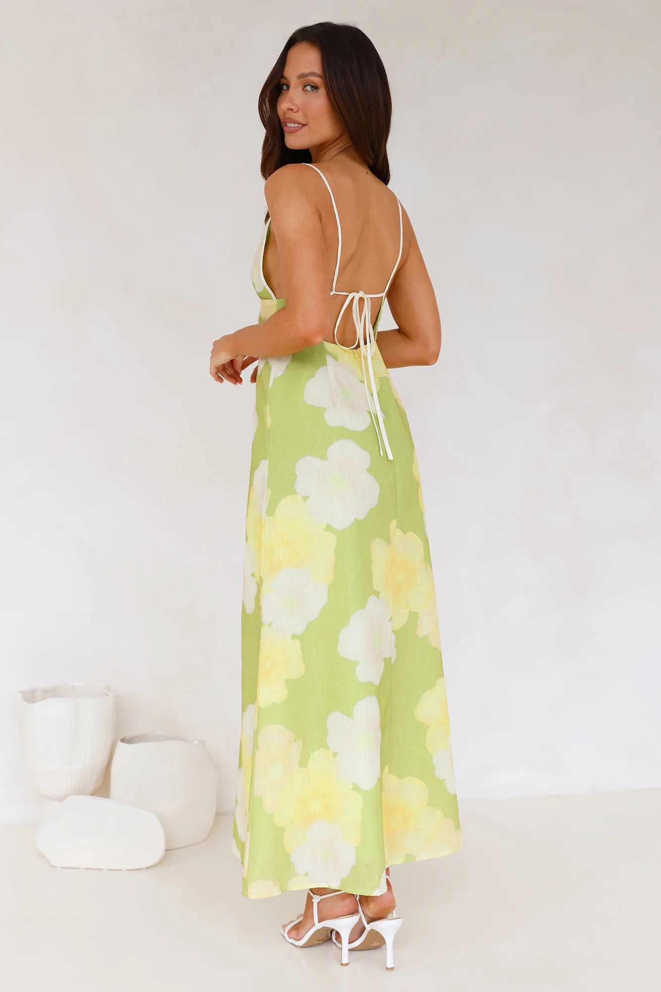 Soaking Up Maxi Dress Green