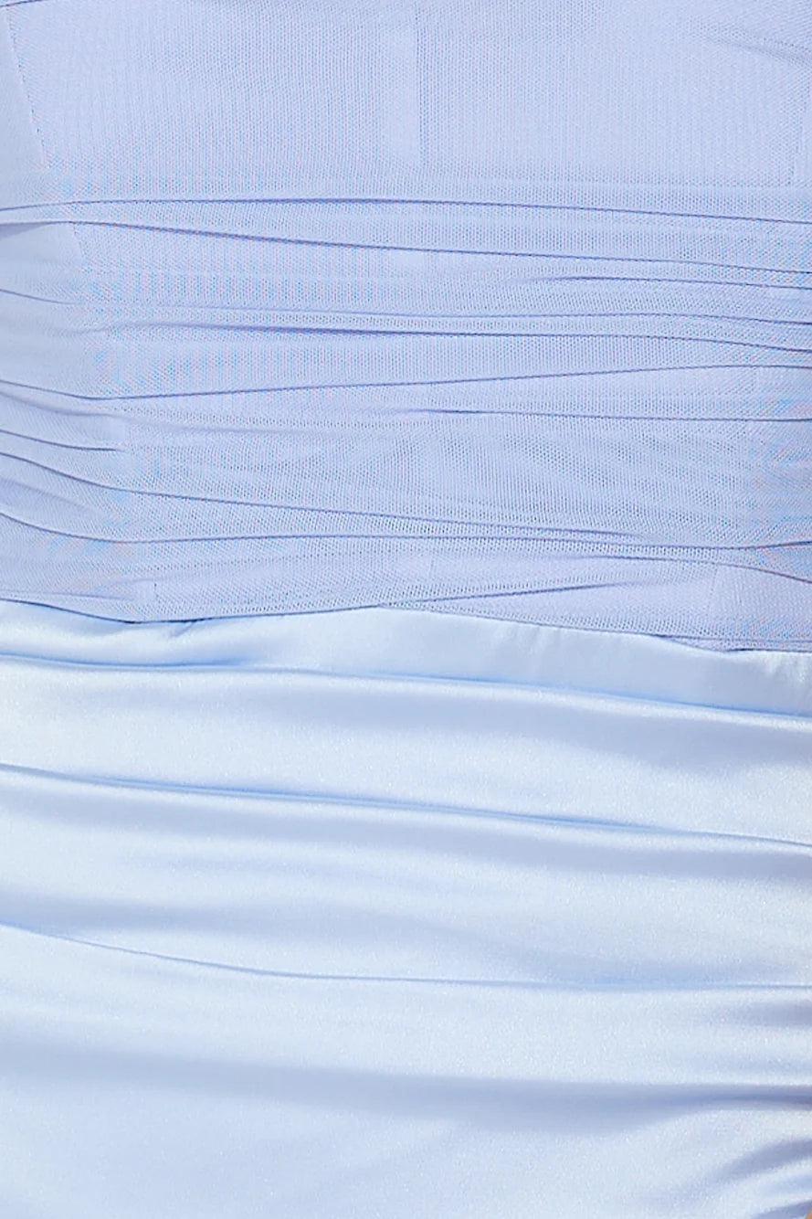 Fortune Seeker Midi Dress Blue