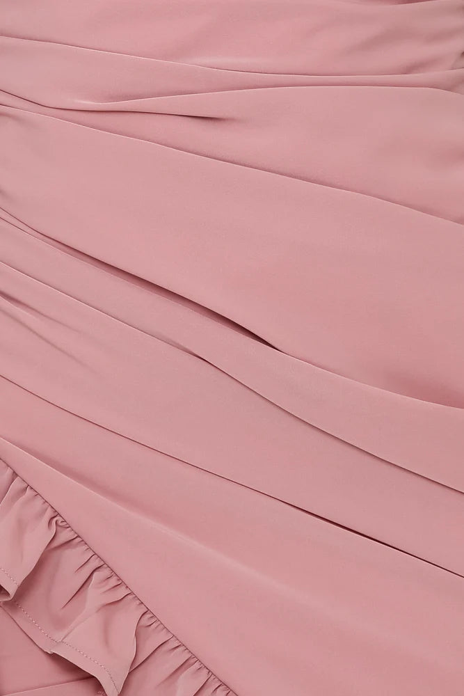Not Fair On Me Dress Dusty Pink