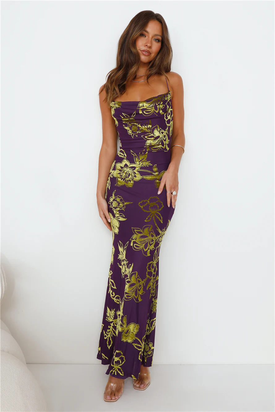 RUNAWAY Pretoria Maxi Dress Violet
