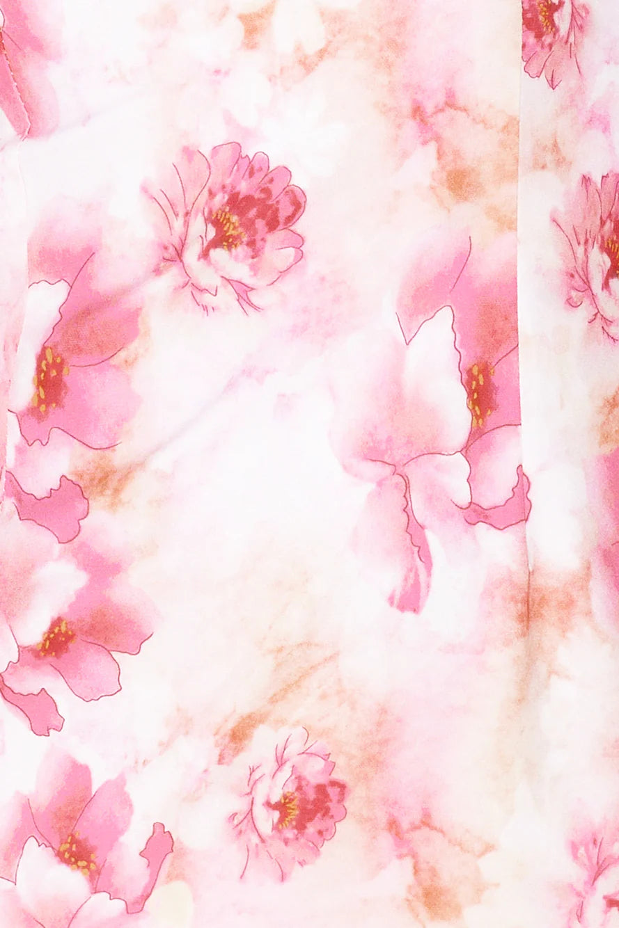 Garden Scents Mini Dress Pink