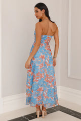 Love Fantasy Midi Dress Blue